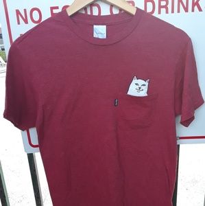 Ripndip T-Shirt Size Small Red